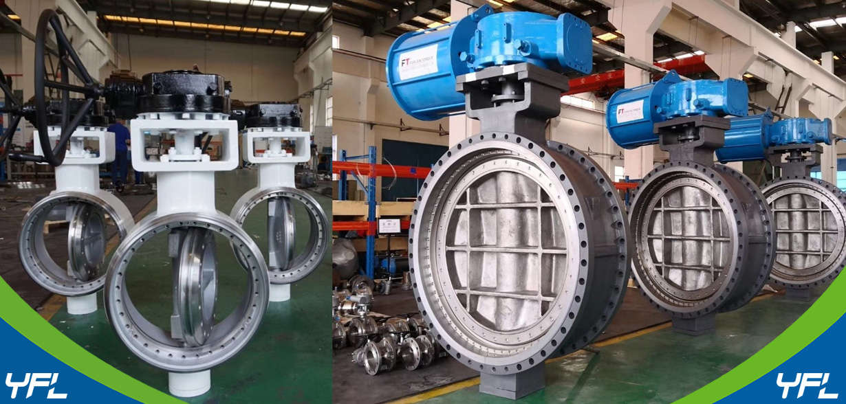 large size metal to metal seal butterfly valves