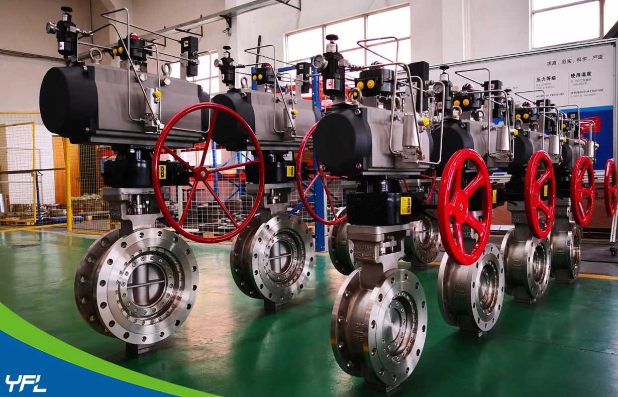 High temperature butterfly valves