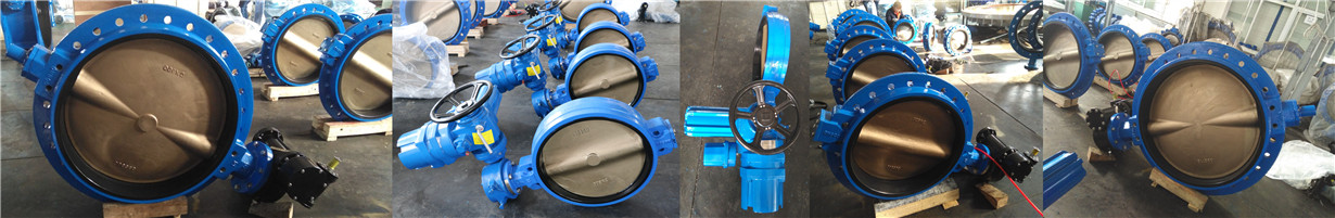 Electric butterfly valves with Al-bronze disc for seawater