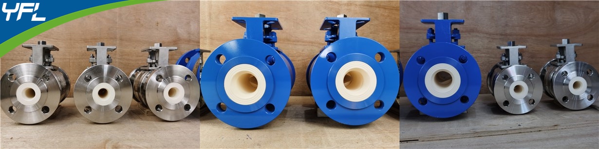 YFL Abrasion and corrosion resistant ceramic ball valves