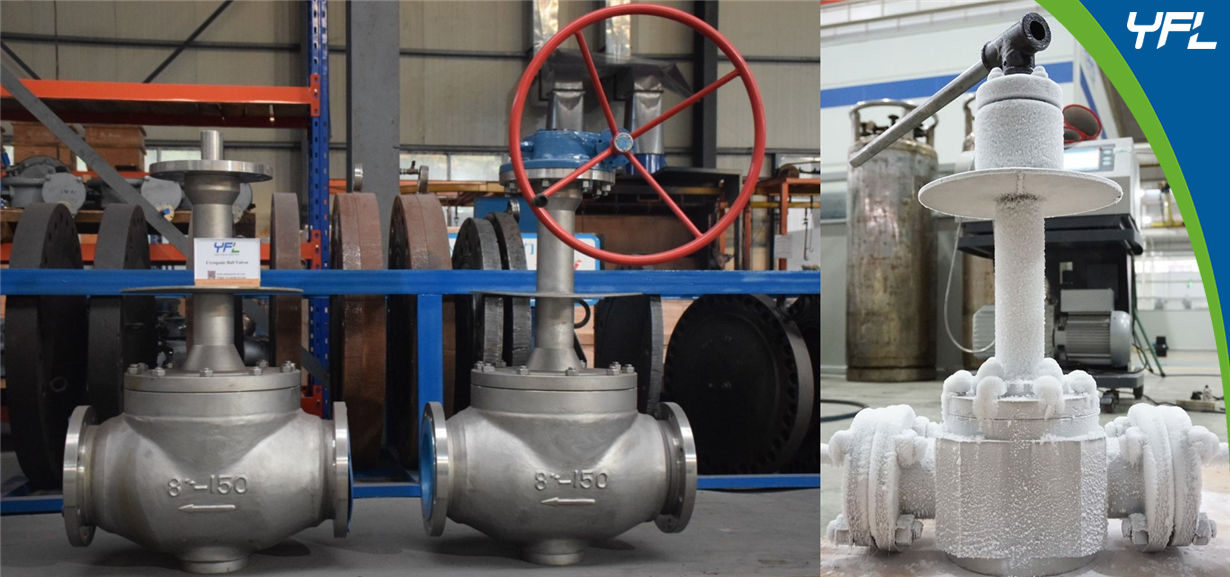 Top entry cryogenic ball valves for LNG