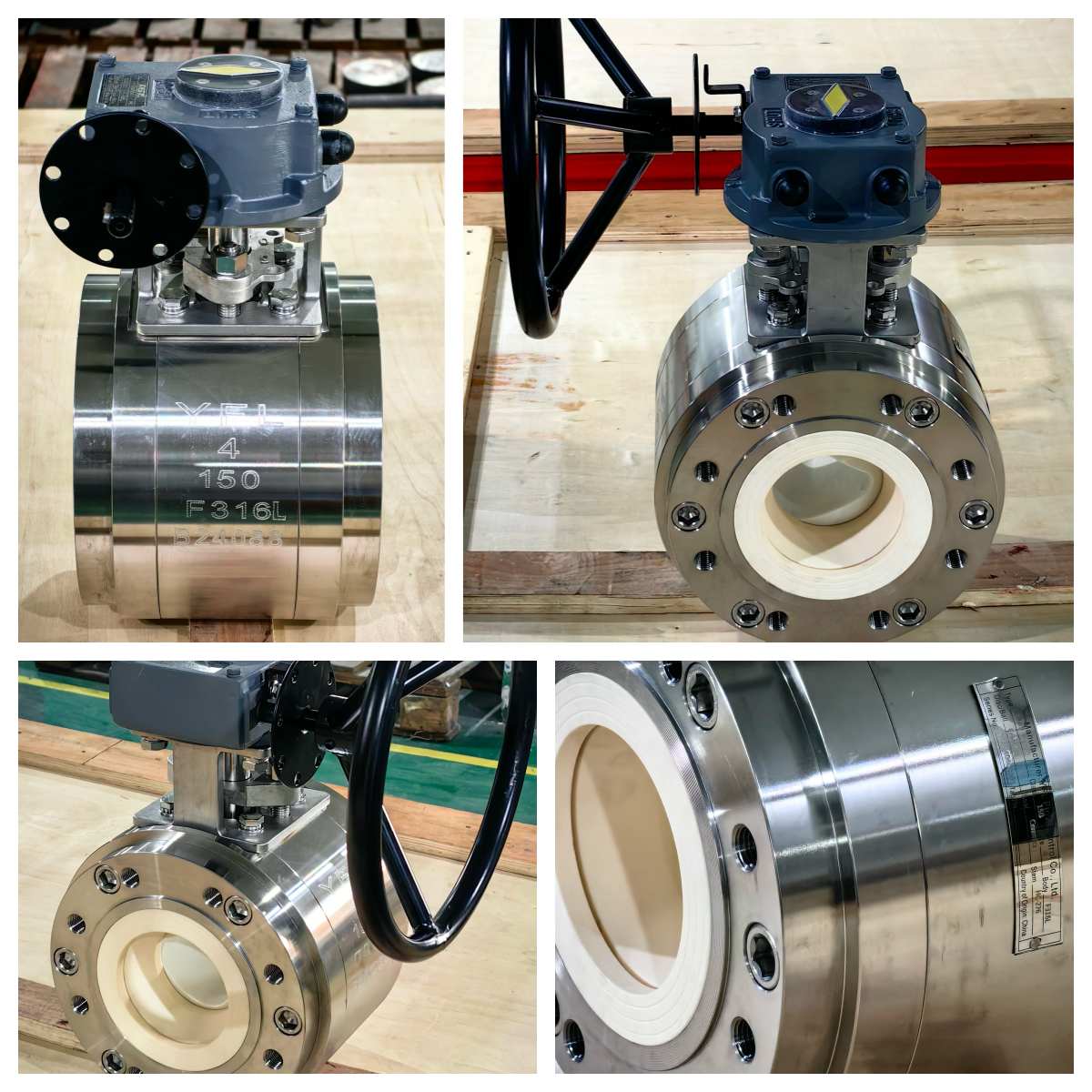 abrasion resistant ceramic v-notch ball valves