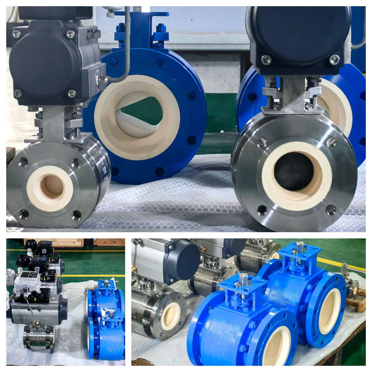 wear resistant pneumatic ceramic ball valves