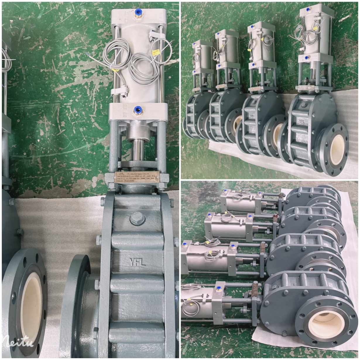 wear resistant ceramic double disc gate valves