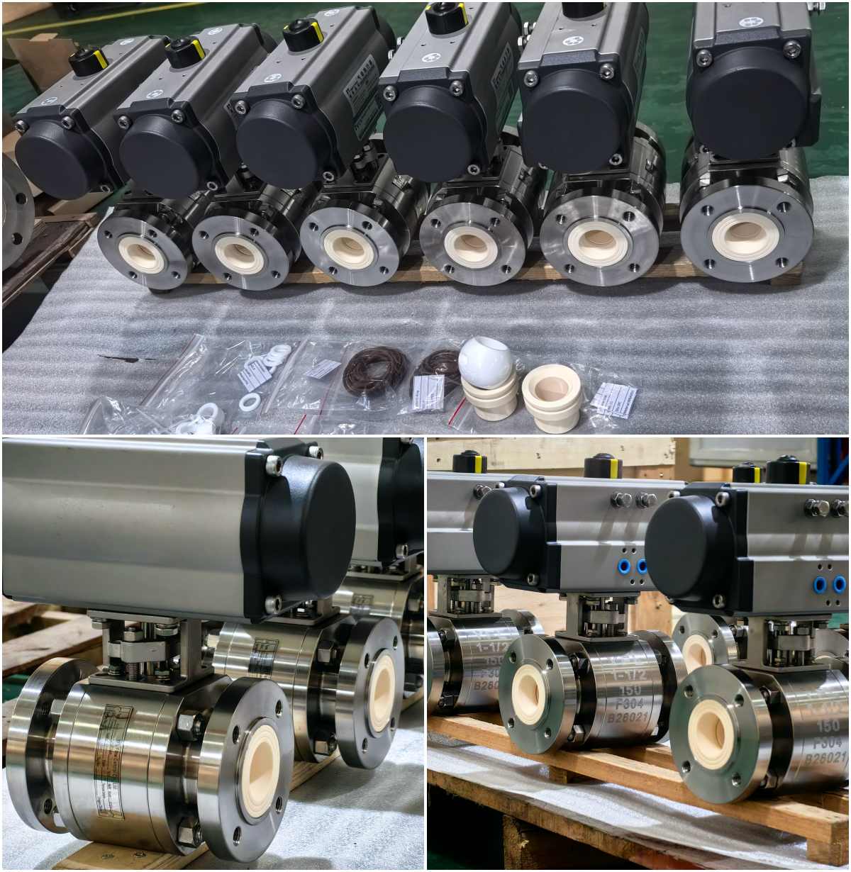 abrasion resistant ceramic ball valves for polysilicon 