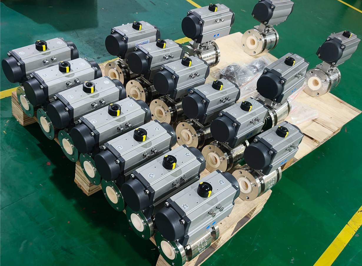 SiC ceramic control ball valves